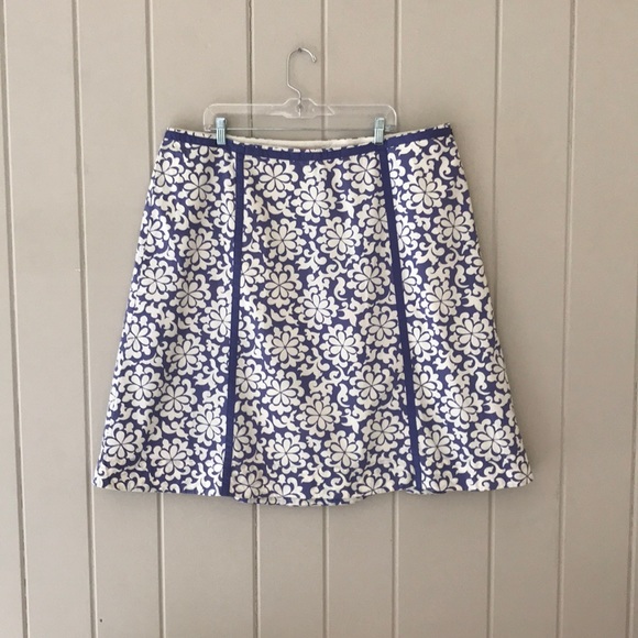 Boden Dresses & Skirts - Boden A Line Cotton Floral Print Skirt